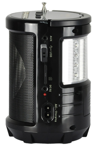 R-60USR 隨身可攜式 + LED 手電筒 + 收音機 多功能小音響